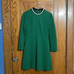 OCHIRLY Green Textured Women's Dress SIZE M